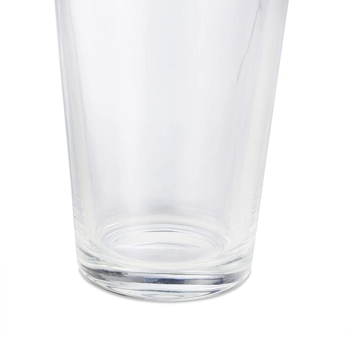 Набір склянок Relaxdays 18, товстостінні склянки для води, простий дизайн, можна мити в посудомийній машині, 500 мл, прозорі