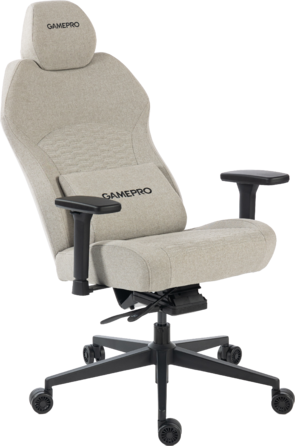 Крісло ігрове GamePro GC760LG Fabric Light Gray