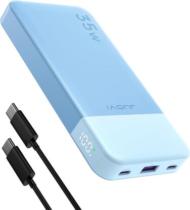 МАг, швидка зарядка 35 Вт, PD 3.0 QC 4.0, 2 шт. Type-C, USB-A, сумісний iPhone/MacBook/iPad, 10000