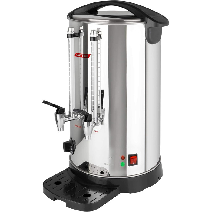Чайоварка Teemaschine D6: 6 літрів, аналоговий, з подвійними стінками, чайник-самовар