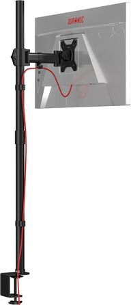 Тримач для двох моніторів Duronic DM35V2X1 | Регульована підставка для ПК з VESA 75/100, гнучка, для офісу та дому