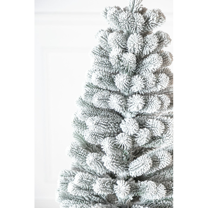 Ялинка лита 'Президентська' конусна ЗАСНІЖЕНА 2,10м