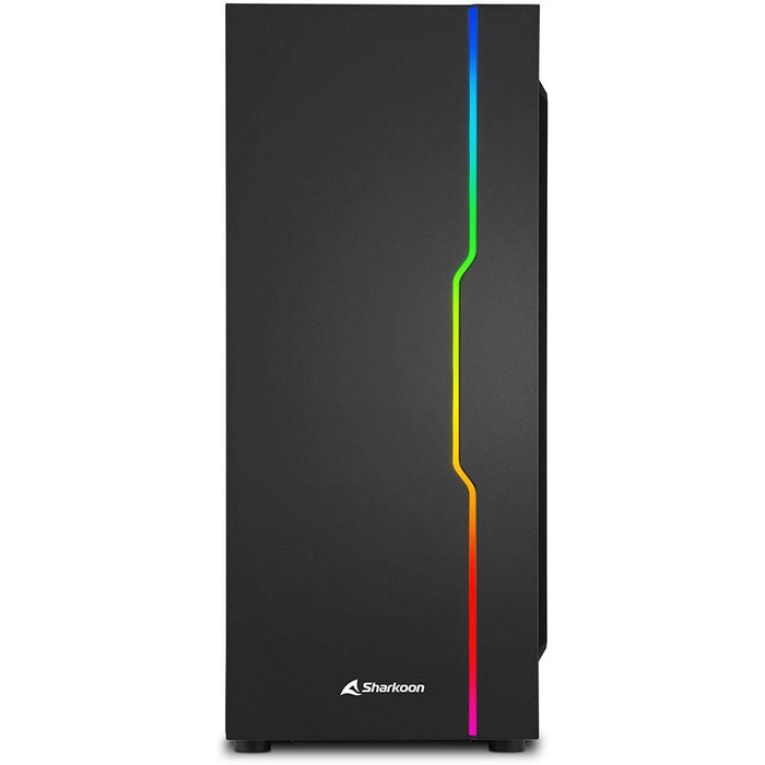 Корпус для ПК Sharkoon RGB Slider з підсвіткою, чорний