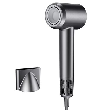 Професійний високошвидкісний фен для волосся 130 000 об/хв з іонізацією (500 млн негативних іонів), 4 температурних режимах та 2 швидкостях, для дому та подорожей