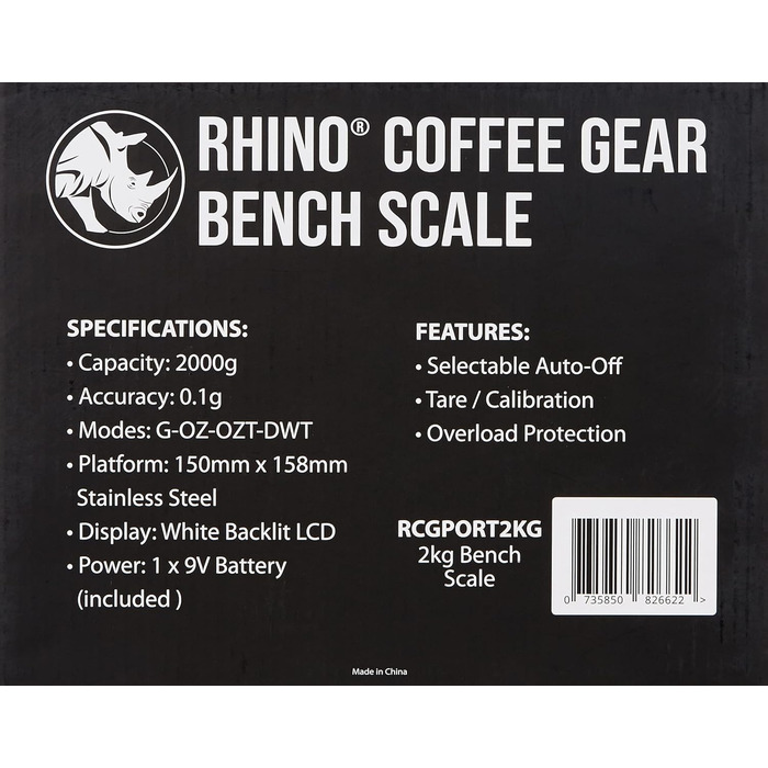 Ваги Rhino Coffee Gear, 2 кг