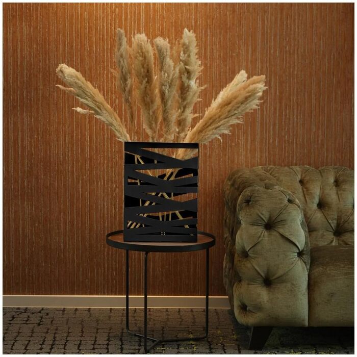 Підставка для парасоль підставка 'Maxi' з металу з піддоном для збору води та гачками - Економна 34x14x46 см - Елегантний чорний колір - Ідеальна для декорування прихожого та входу