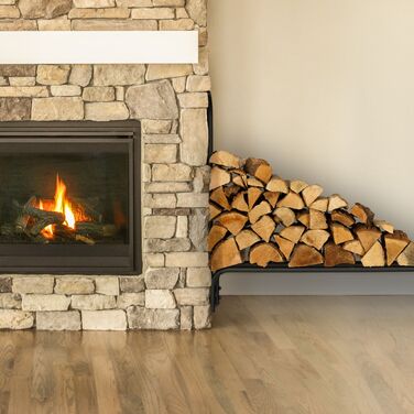 Стелаж для дров Relaxdays з металу, 110 см