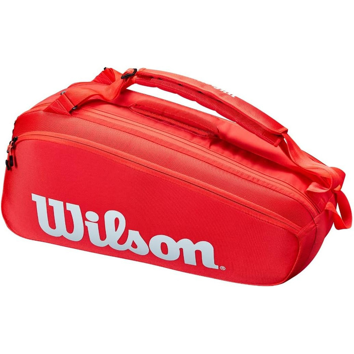 Тенісна сумка Wilson Sporting Goods (XL, червона/екскурсійна, однотонна (тверді речовини для втечі))