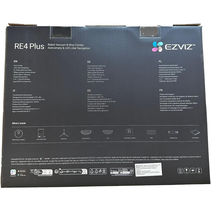 Робот-пилосос EZVIZ RE5 Plus (Re4p)