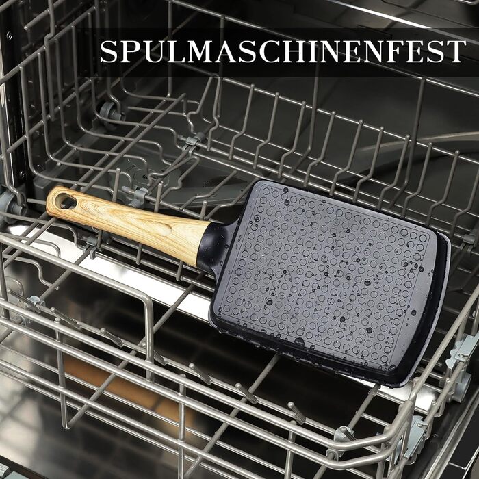 Пан для приготування тамагоякі (японського омлету) GiPP, 18x13 см, з гранітно-антипригарним покриттям, без PFOA/PFOS, сірий