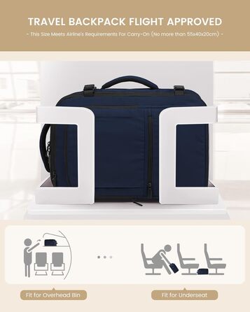 Рюкзак ручної об'єм OVEVOOK: дорожній, 40л, для ноутбука 17