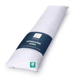 Подушка для сну на боці Moon з наповнювачем з пінополіуретану (Viscoschaum), екстра-жорстка, з ефектом пам'яті, 40x145 см, придатна для прання при 95°C