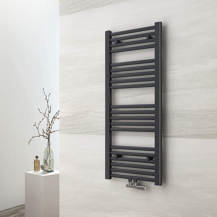 Електричний рушникосушар EMKE 1000x400 мм, антрацит, 356W