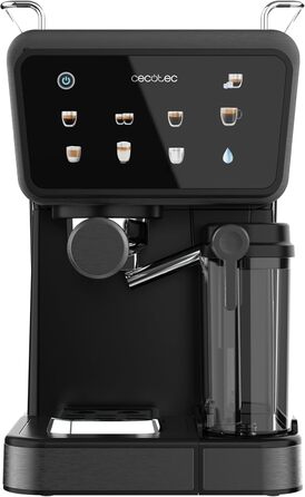 Еспресо-машина Cecotec Power Espresso 20: еспресо, капучино, холодний кавовий напій, 20 Bar, професійна якість для дому. Touch ColdBrew Latte