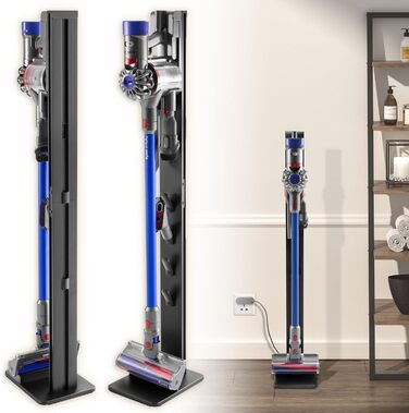 Підставка для пилососа RICOO SH002 для Dyson V6-V15, висота 1280 мм, Чорна