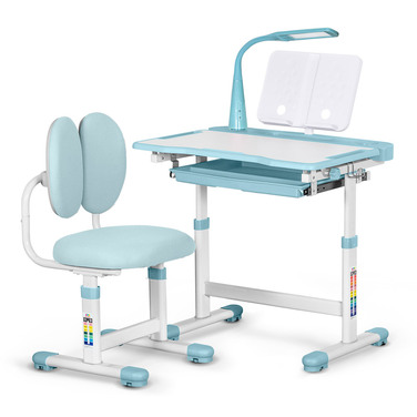 Комплект меблів Evo-Kids (стіл+стілець+полиця+лампа) BD-20 BL