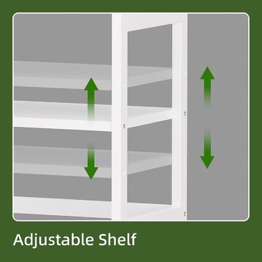 5-ярусна полиця для книг, індустріальна полиця з бамбуковим каркасом, сучасна полиця-вітрина, органайзер для зберігання з дерева для вітальні, домашнього офісу, рустичний колір (білий)