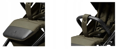 Дитячий прогулянковий візок 4BABY Xplode, зелений, алюмінієвий, з можливістю компактного складання