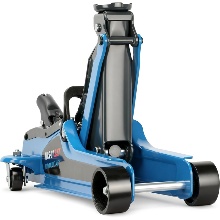 Гідравлічний домкрат STIX 2.5T низькопрофільний з кейсом, гумовими накладками та адаптером для SUV - для легкових та позашляхових автомобілів