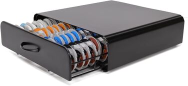 Організатор для капсул Tassimo: висувна шухляда для капсул кави та підставка під машину 2-в-1 (з вигнутим ручками)