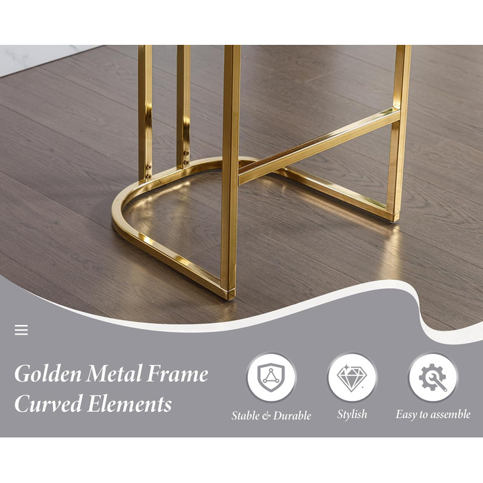 Набір з 2 барних стільців з велюру з золотистими металевими ніжками, з підлокітниками, для кухонного острова/домашнього бару, сірий