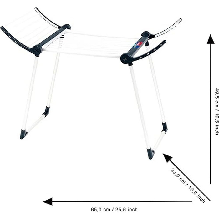 Вішалка для сушіння Vileda, біла, 6735 -
