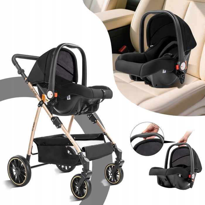 Легкий дитячий візок 3 в 1 Magic ZC, компактна модель