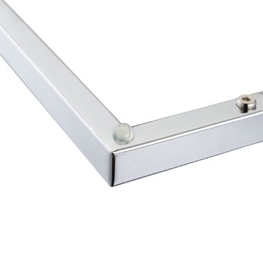 Зручний приставний столик Relaxdays у формі 'С' з полицею