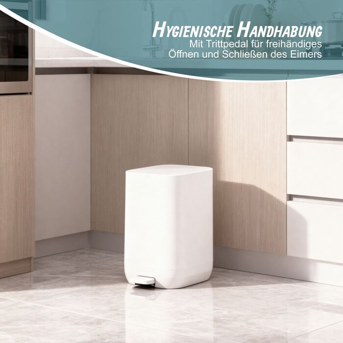 Відро для сміття Relaxdays, 7 літрів