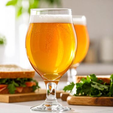 Набір келихів для пива Glasmark KROSNO 1992 Biertulpen 6 шт, 500 мл - для Pils, Stout, коктейлів, придатні для мийки в посудомийній машині