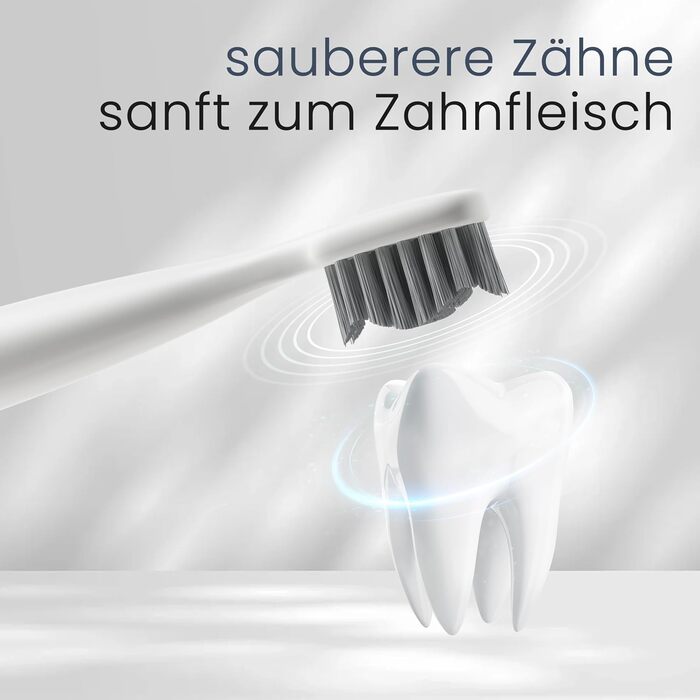 Звукова зубна щітка LAMES ультралегка та компактна, біла - до 100 днів роботи, 3 режими чищення, USB зарядка, ідеально для подорожей