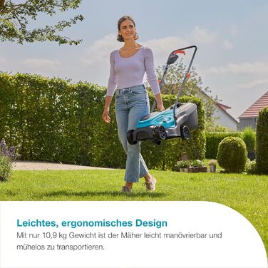 Акумуляторний газонокосарка Gardena EasyMax 30/18V Ready-to-Use Set - 32 см, для малих садів, Power for All-Akku