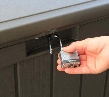 Садовий ящик Lifetime 60089 Ultra-Resistente 127x64x67 см коричневий UV100 - пластиковий контейнер для саду