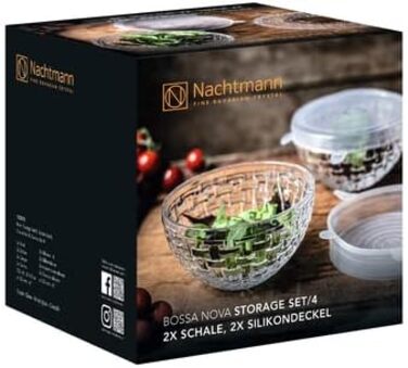 Набір салатників 15 см з кришками, 2 штуки, Bossa Nova Nachtmann