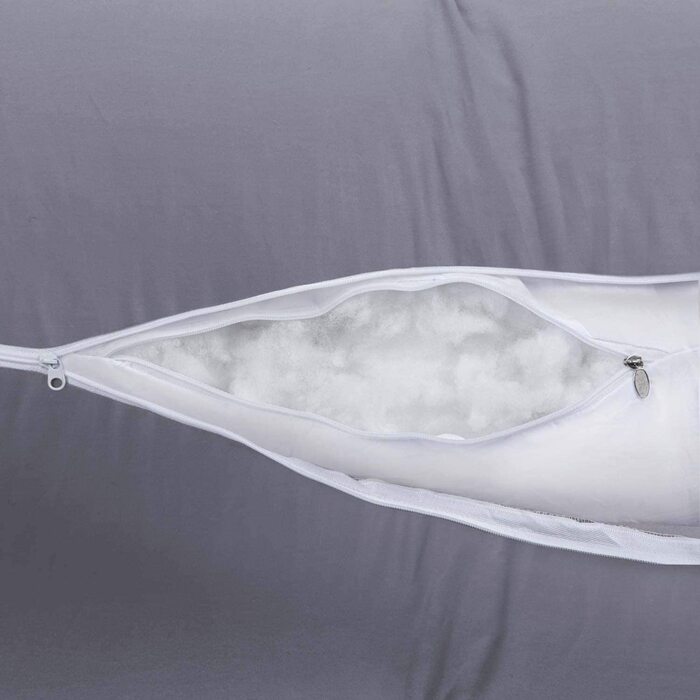 Подушка для вагітних SMOOTHY XL 120х70 см сіра