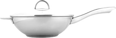 Сковорода вок зі скляною кришкою, 2,8 л, можна мити в посудомийній машині, індукційний сейф, Ø 28 см, серія Pro-Line