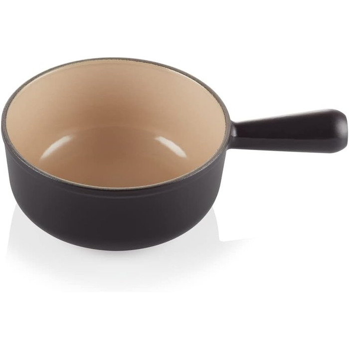 Казан Le Creuset з чавуну, 18 см, 1.4 л, чорний матовий, 20007180602460