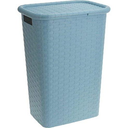 Плетений ящик для білизни Spetebo об'ємом 65 літрів - - скриня для білизни кошик для білизни (бірюзового кольору)
