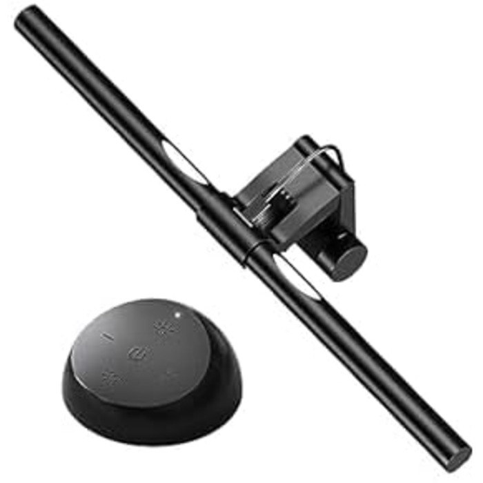 LED лампа для монітора з USB та сенсорним керуванням, захист від синього світла, регулювання яскравості та кольорової температури, настільна лампа для комп'ютера