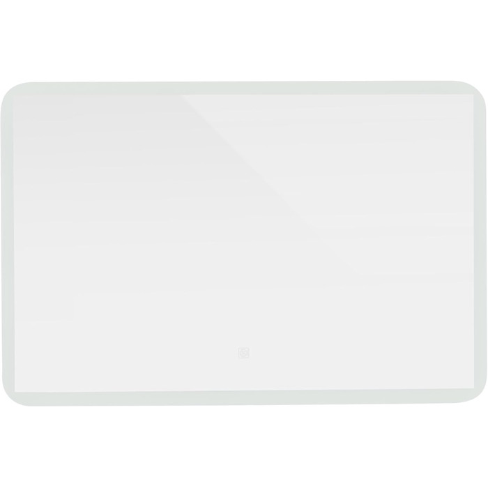 Дзеркало для ванної кімнати ML-Design з LED-підсвічуванням, 90 x 60 см, скло, сенсорне керування