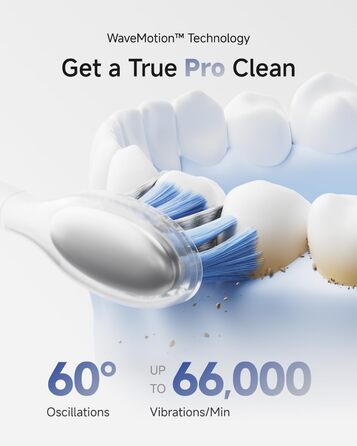 Звукова зубна щітка Laifen Wave Pro рожевого кольору: 6 режимів, акумулятор до 70 днів, контроль тиску, 2 насадки