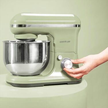 Міксер Cecotec Cecomixer Merengue 5L 1200W: 6 швидкостей, сталева чаша 5л, зелений, 5 функцій