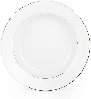 Набір посуду Konsimo Combi на 6 персон Набір тарілок AMELIA Modern 18 предметів - Столовий сервіз - Столовий сервіз та набори посуду - Комбінований столовий сервіз на 6 персон - Сімейний обідній сервіз - Посуд (атласний 18 предметів)