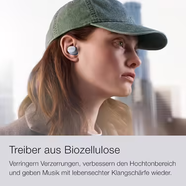 Бездротові справжні бездротові навушники з шумозаглушенням B&W Pi6, Bluetooth, aptX, ANC - Glacier Blue