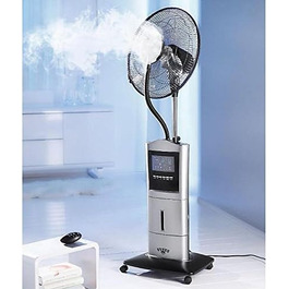 Вентилятор BRAST Вентилятор на п'єдесталі з розпилювальним туманом Функція зволоження повітря проти комарів Вітрова машина