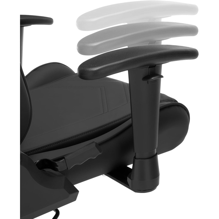 Ігровий/Офісний крісло DXRacer PRINCE 2.2 FD01 - чорно-сірий, з регулюванням висоти та функцією гойдання