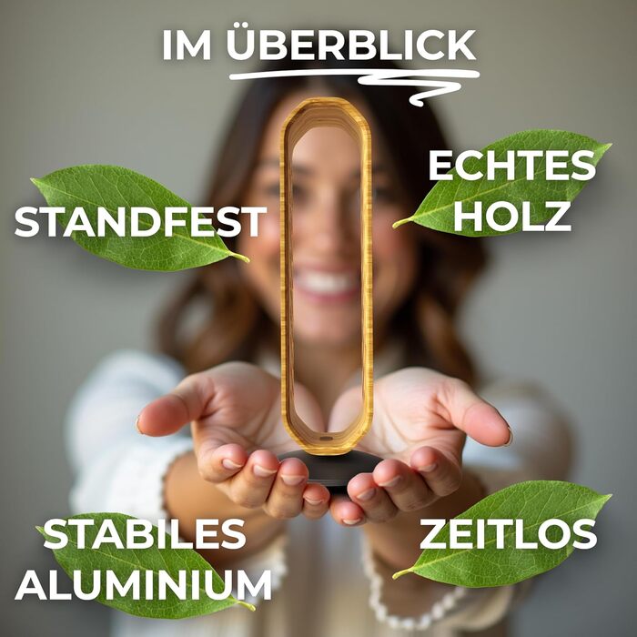 Підставка для навушників YICOSUN з дерева бамбук | Універсальна, преміум-якість | Організатор для навушників, геймінгових гарнітур та інших аксесуарів