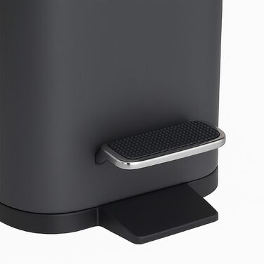 Відро для сміття Relaxdays 5 л з м'яким закриттям