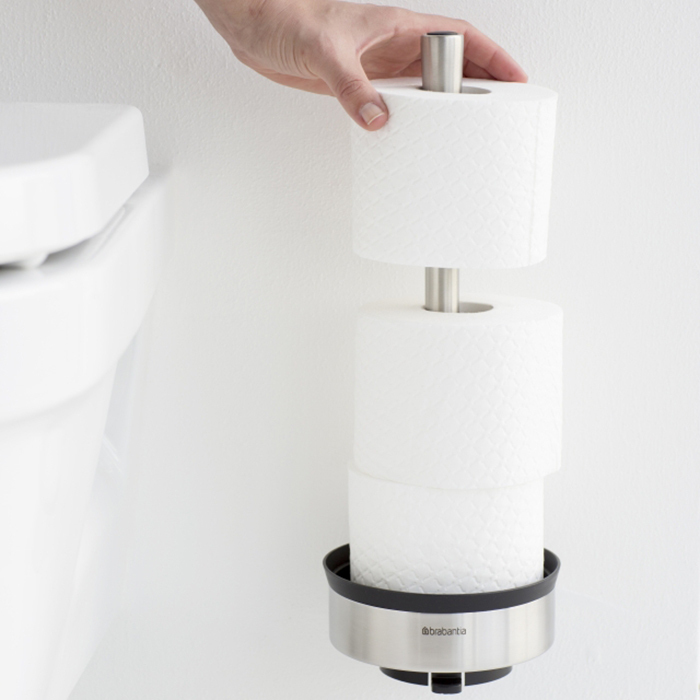 Диспенсер для зберігання туалетного паперу (до 3-х рулонів) матова сталь Профіль Brabantia