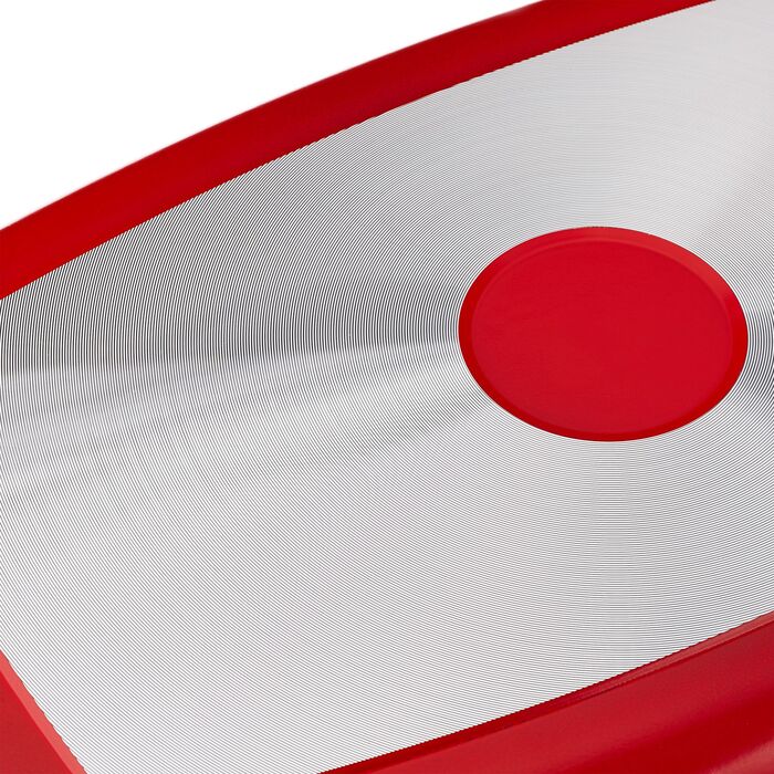 Каструля для тушкування Relaxdays з кришкою, червона